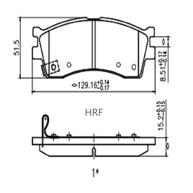किआ रियो के लिए ब्रेक पैड